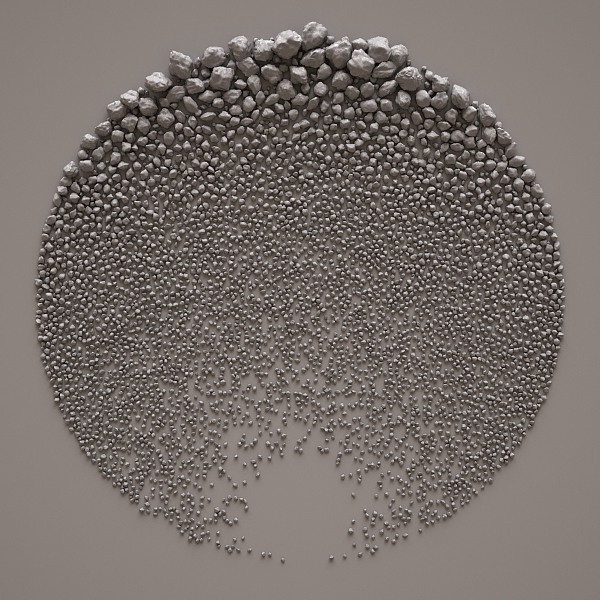 Stone Fields by Giuseppe Randazzo #generative #field #stone #fractal #art #3d