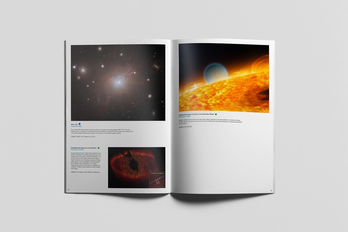 Hubble 25 Years On Book Design – Deivid Cole