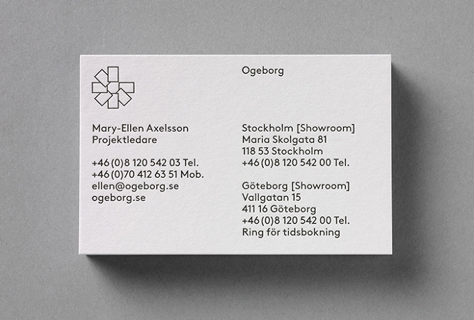 Ogeborg by Kurppa Hosk #business card #graphic design