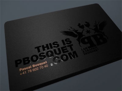 Business Cards. itevenhasawatermark.com » Pbosquet #gloss #business #branding #card #identity #spot
