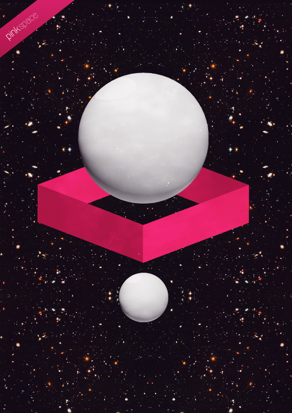 S.P.A.C.E on Behance #print #illustrator #shapes #colours #black #space #art #fine