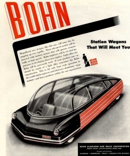 Bohn's 'Visions of the Future' Ads, 1940s | Retronaut #future #ads #retro #40s