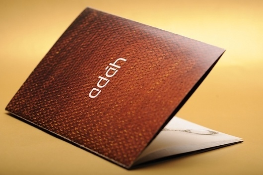 Adah Jewelleria on the Behance Network #invite #branding #design #graphic #book #adah #identity #jewelry #gold #brochure