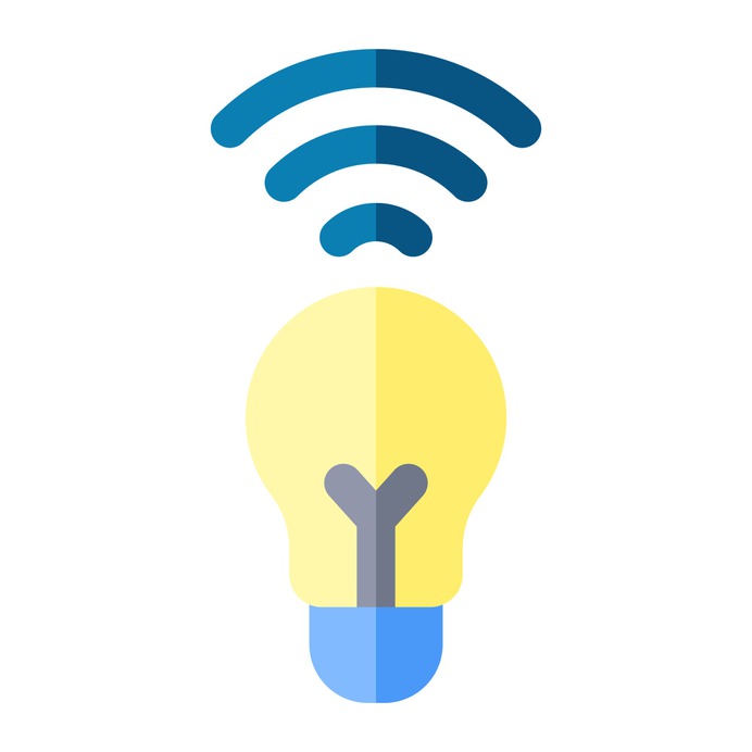See more icon inspiration related to intelligent, light bulb, light, wireless, signal, signs and technology on Flaticon.