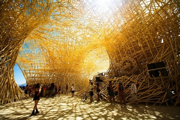 Amazing art installation at Burning Man #man #burning #art #installation