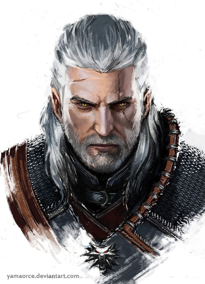Geralt Portrait by YamaOrce