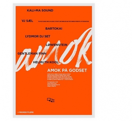 ANDREAS JOHANSEN #design #graphic #poster