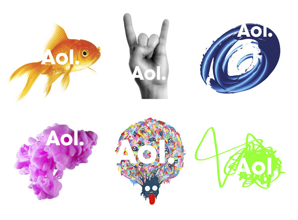 AOL logos.jpg (3000×2220) #olins #wolff