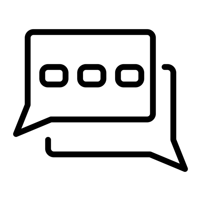 See more icon inspiration related to chat, conversation, communications, speech bubble, multimedia and communication on Flaticon.
