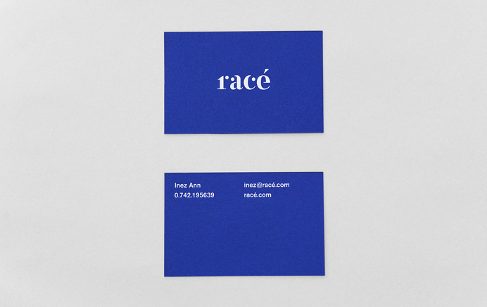 IK Blue business cards