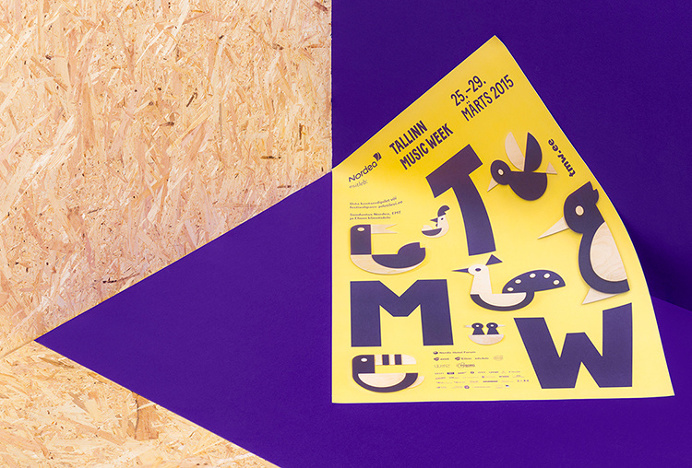 Tallinn Music Week by AKU #poster #print #typography