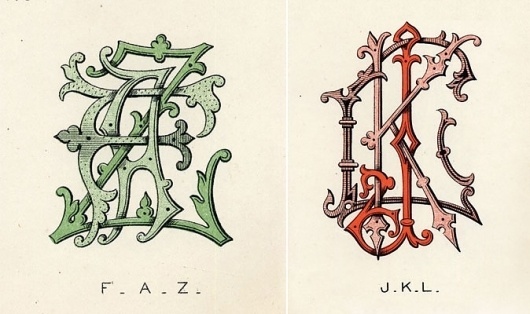 Type Thursday: Wilkinson, Heywood and Clark Ltd Monograms | Sub/Conscious Meanderings #monogram