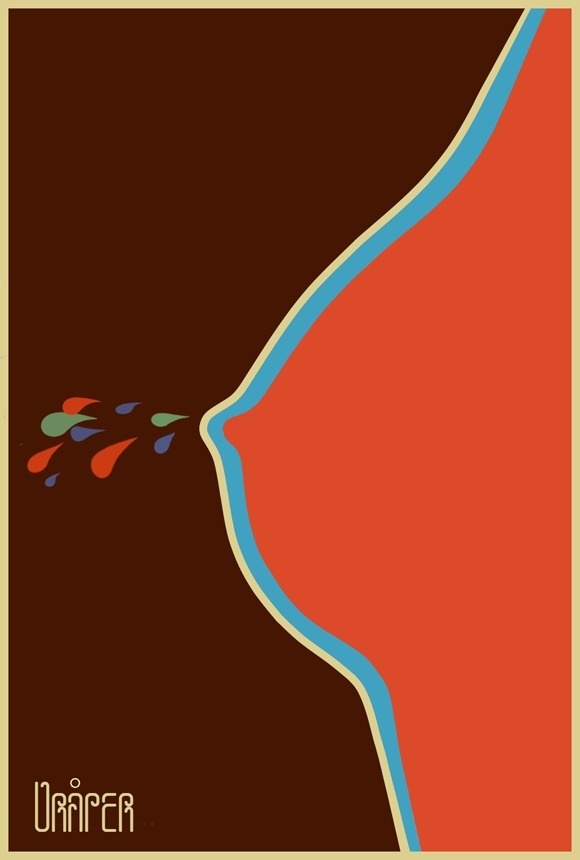Draper #illustration #graphic #retro #color