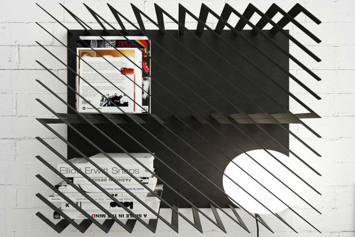 Display your books in #style with these graphic, #modular bookshelves. Mix and match the shelves to create your own #design and shape! #prod