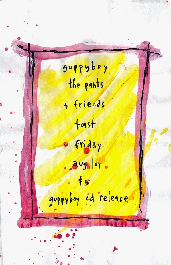 Thursday, April 17, 2014 #guppyboy #silkscreen #poster