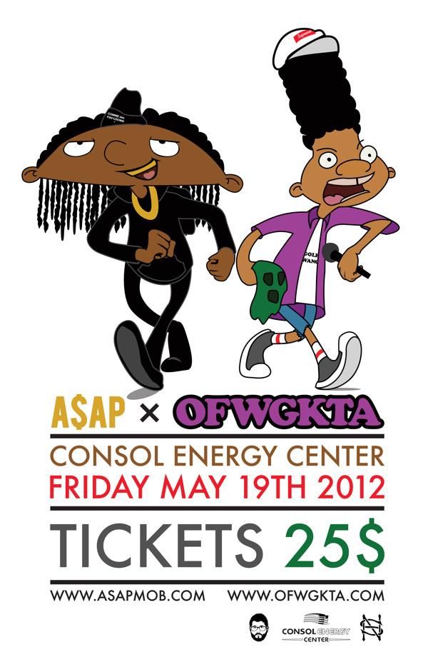 A$AP X OFWGKTA Posters #hey #nick #creator #ofwgkta #arnold #asap #vsvp #spanos #the #pittsburgh #rocky #tyler #rap #aap