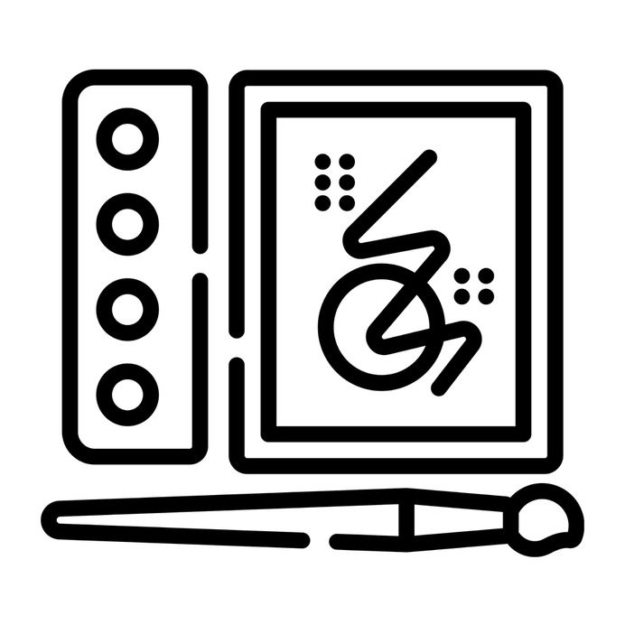 See more icon inspiration related to paint, Watercolor, watercolors, art and design, paint brush, painting, art, drawing and brush on Flaticon.