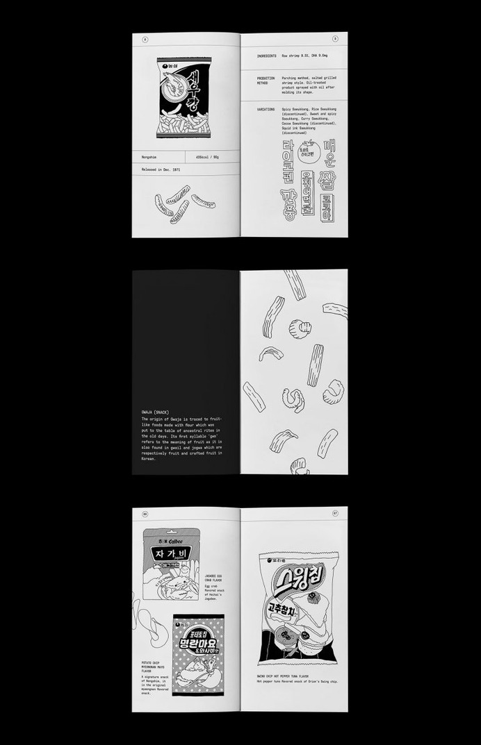 Archiving book of Korean seafood snacks