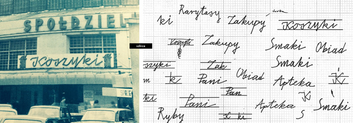 Hala Koszyki identification on Behance