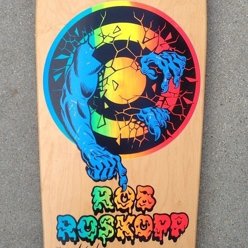 Santa Cruz Rob Roskopp @santacruzskateboards #hmcsk8 #deckoftheday