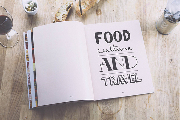 pazmartinezcapuz_bread magazine #font #magazine #handwriting #letterings #food #spread #pazmartinezcapuz #typo #bread