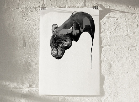 All sizes | COLLECTION 01 — New — Only available for a limited time | Flickr - Photo Sharing! #london #black #illustration #liquid #hellovon #panther #hello #von #england