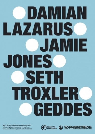 Bunch #events #london #flyer #poster #typography
