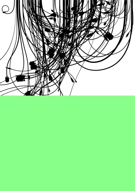 Print-Process / Product / elektro038 #process #print #cables #poster #herzog #leander