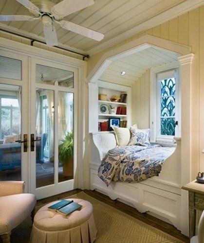 Nooks and Crannies #bed #bedroom #decoration