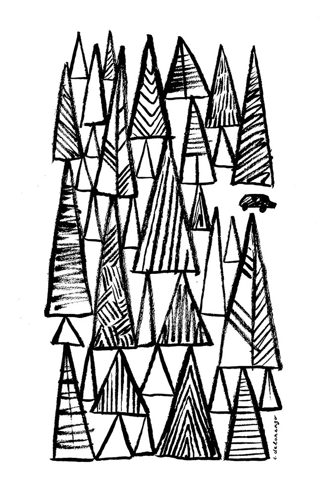 Through the mountain passes #art