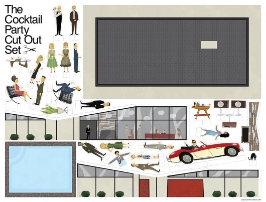 http://4.bp.blogspot.com/_otYkee2VTVE/TGwhIjr3RKI/AAAAAAAAAMw/0RDZ_k1c11k/s1600/cocktail_print.jpg #cut #out #set #illustration #vintage #cocktail