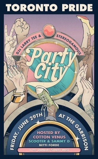 Party City - JORY×DAYNE #type #illustration #design #poster