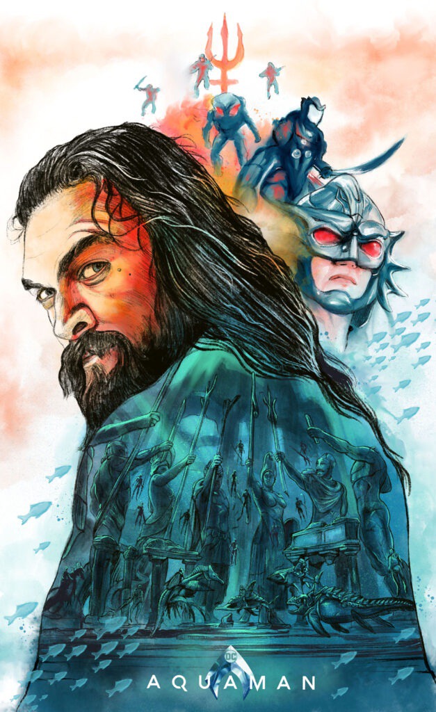Aquaman – Illustrated Movie Poster