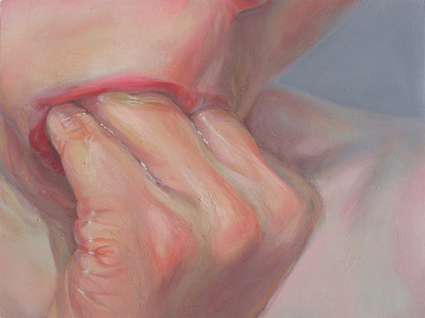 Red Vows, 2005, oil on linen, 6 x 8 inches
