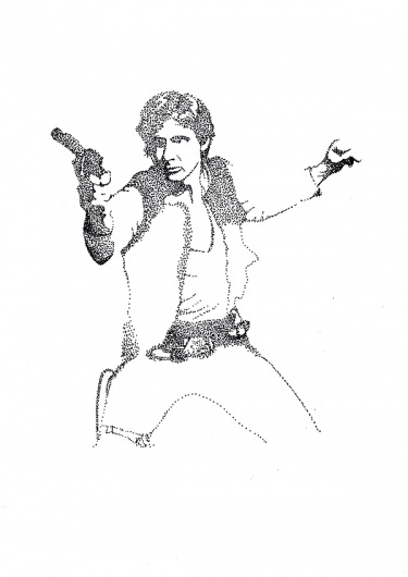MAY THE FORCE BE WITH YOU on the Behance Network #doris #poligrates #wars #dots #star