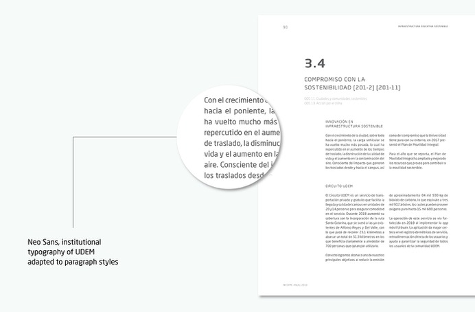 Annual Report UDEM 2018 on Behance