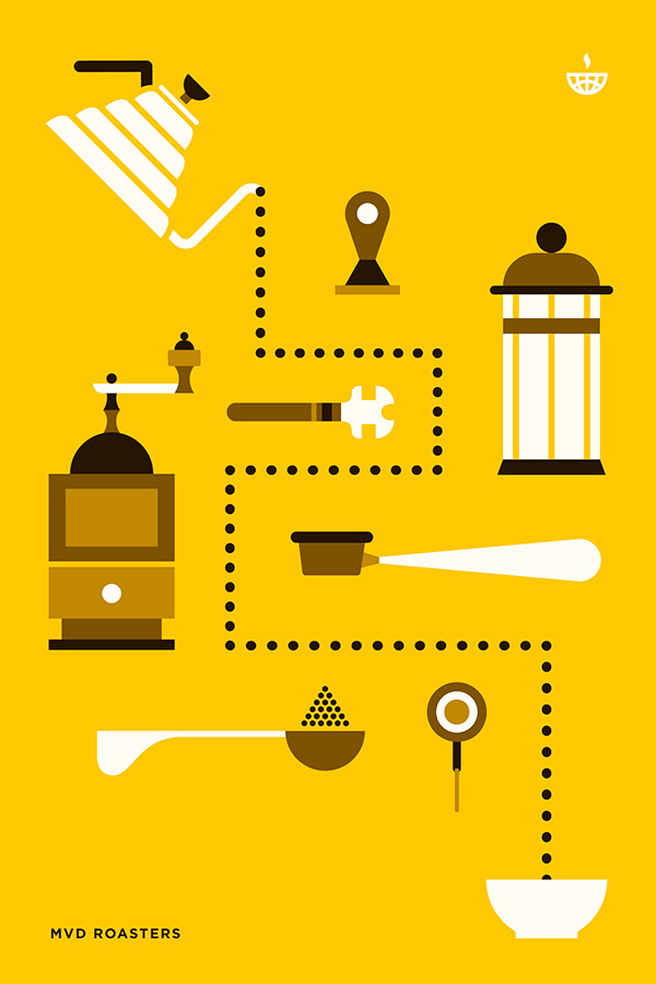 Barista on Behance #infographics #color