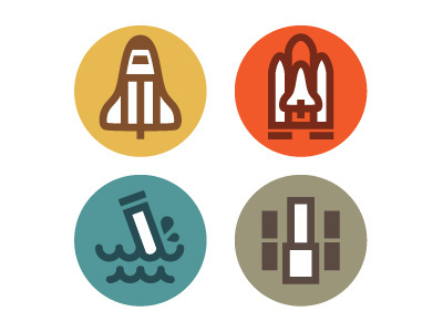 Dribbble Orbiter Processing Icons by Eric R. Mortensen #icon #logo #illustration