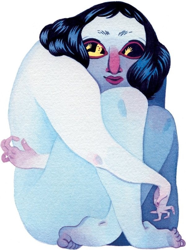 Anxiety: My Monster, My Self Slide Show NYTimes.com #davis #illustration #eleanor #watercolor