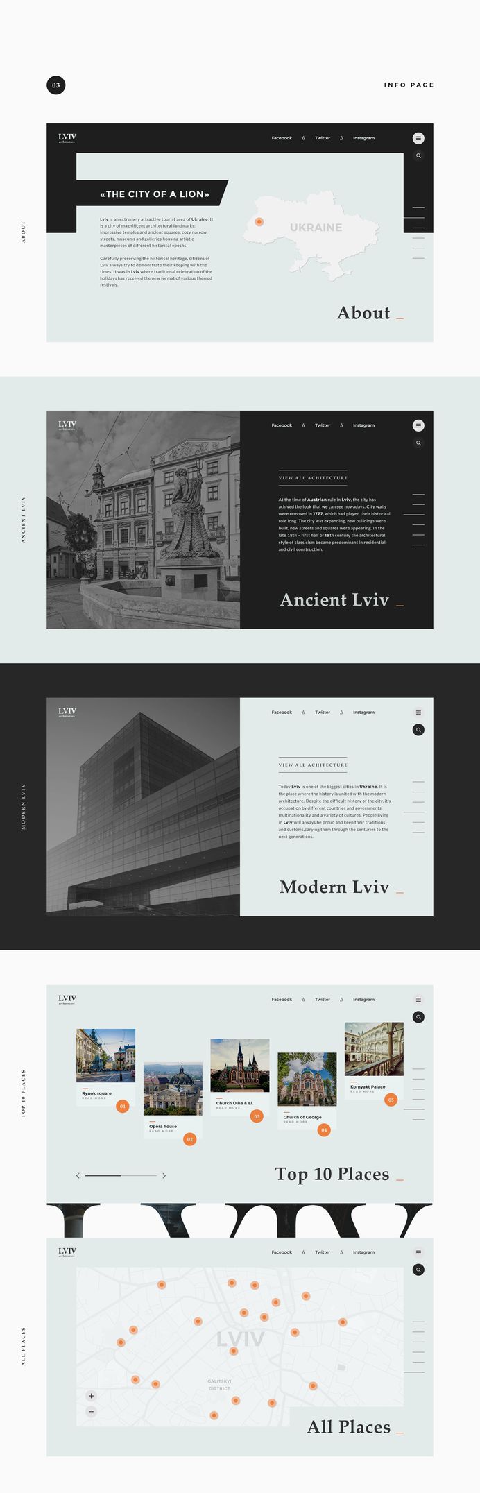 Lviv architecture on Behance