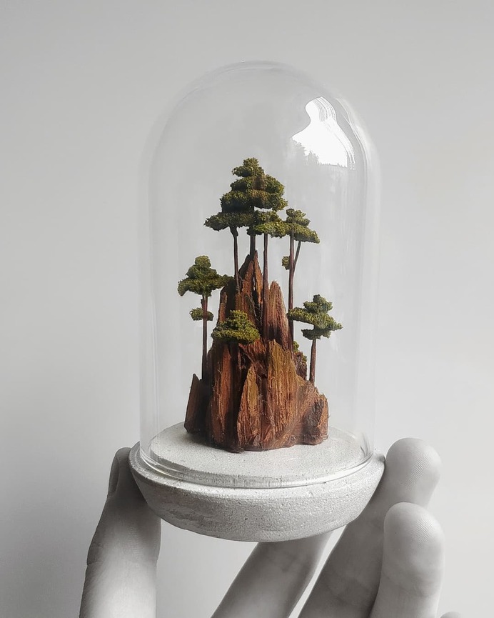 These miniature sculptures bring fantasy worlds into your home — minimalgoods