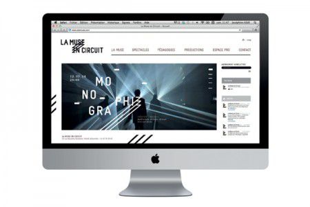 la muse en circuit typographic identity 6