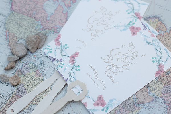 Wedding Invitation #lettering #invitation #print #wedding #typography