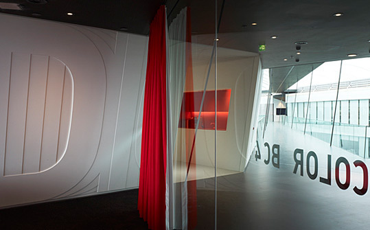 Adidas Laces. Designed by Büro Uebele Visuelle Kommunikation @enviromeant.com #graphics #wall