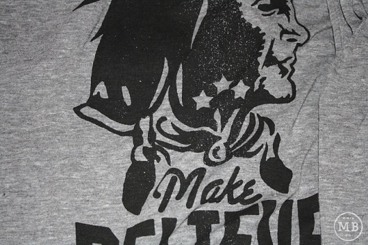 Make Believe Clothing Co. #make #head #shirt #believe #indian #stars #vintage #heather #grey