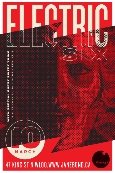 Electric Six - Gig Poster