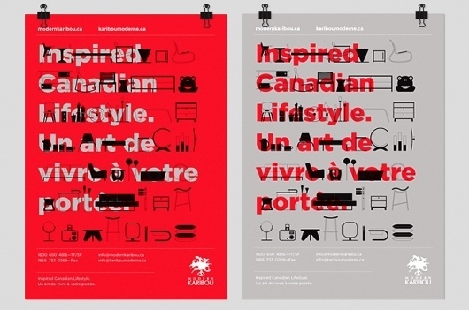 David Arias – Branding and Design / Freelance Graphic Designer / Vancouver, Canada / Modern Karibou #identity #icons #poster