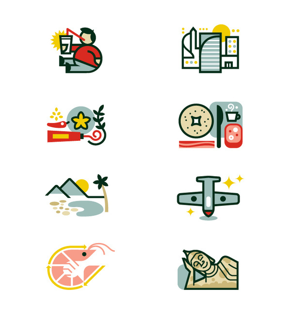 Monocle Illustrations / Icons Matt Lehman Studio #illustration #icons