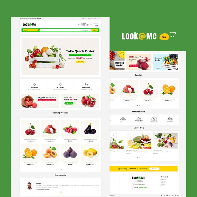 #LookMe - #Opencart #MultiPurpose #Responsive #Theme | #TemplateTrip #eCommerce #Website #Design #Template