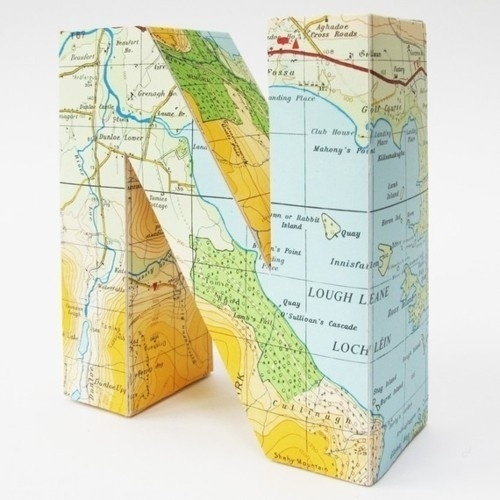 BMD Love Blog #letter #sculpture #map #typography
